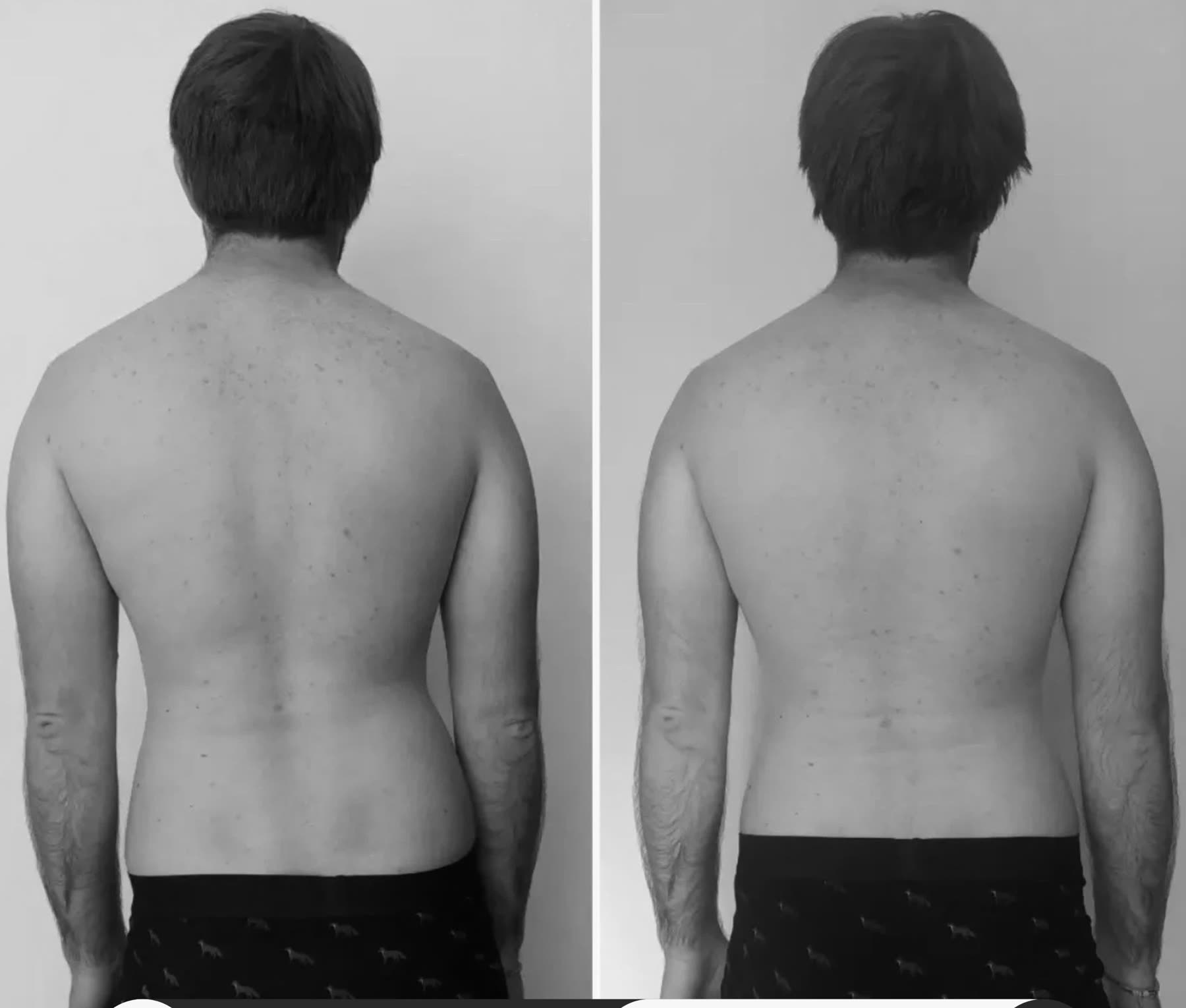 Body Architecture — before and after, 6 weeks