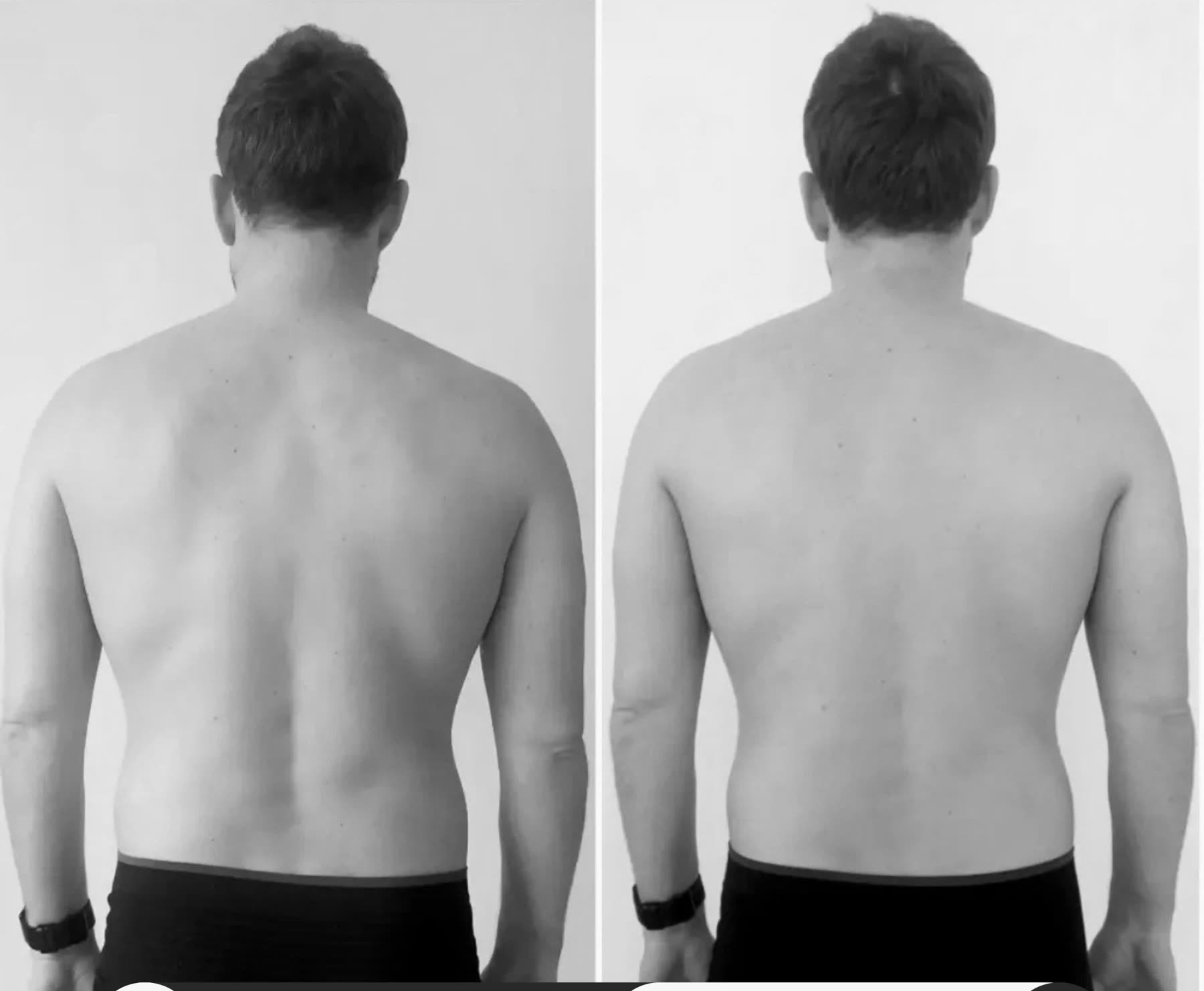 Body Architecture — before and after, 6 weeks
